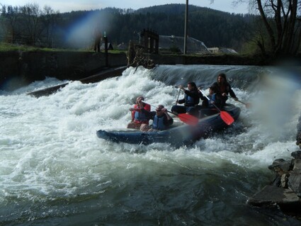 Rafting the Morava River